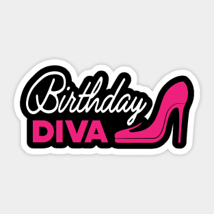 Birthday Diva Sticker